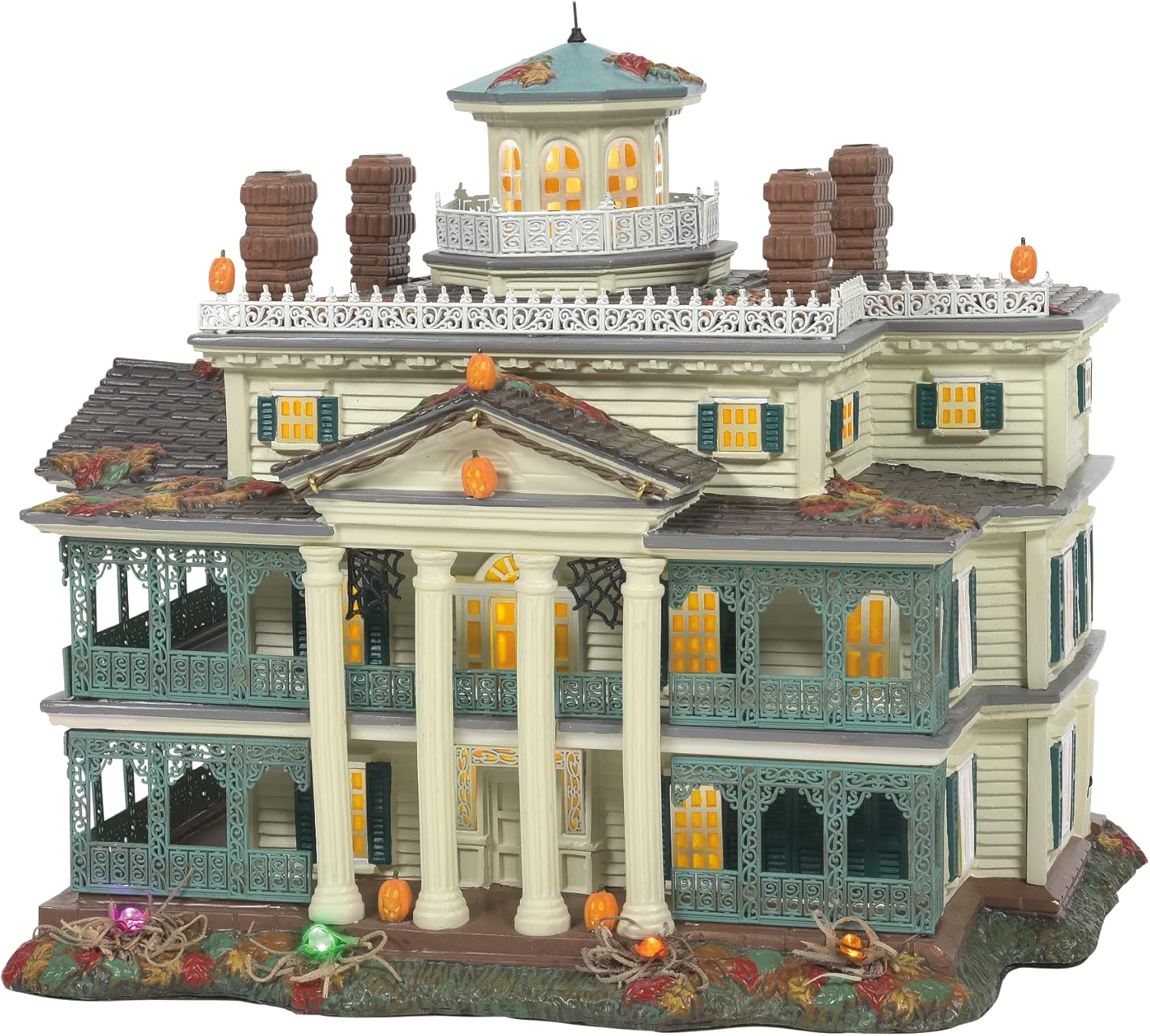 Dept 56 Snow Village Halloween Haunted Mansion Lit Building